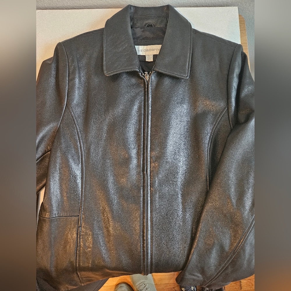 Liz Claiborne real leather jacket